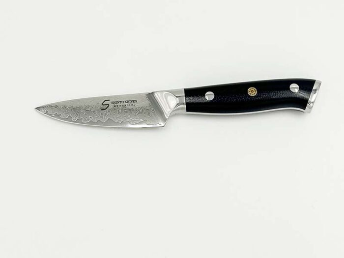 Shinto Urtekniv i Damaskus stål skarp, præcis og ideel til urter, grøntsager og frugt